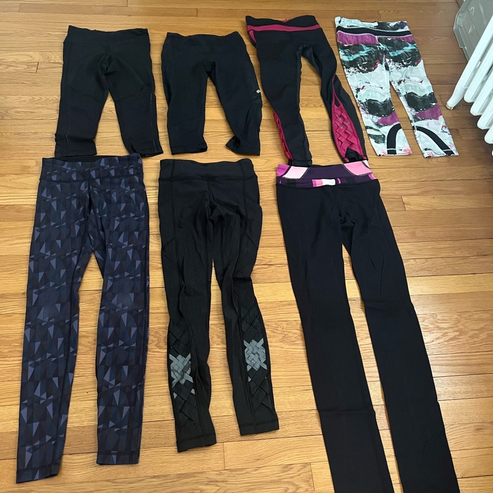 Lululemon bundle of leggings size 2